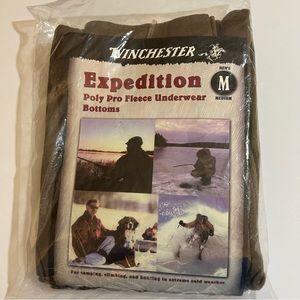 Men's Winchester Poly Pro Fleece Underwear Bottoms (M); (Waist 32/34 Inseam 30)